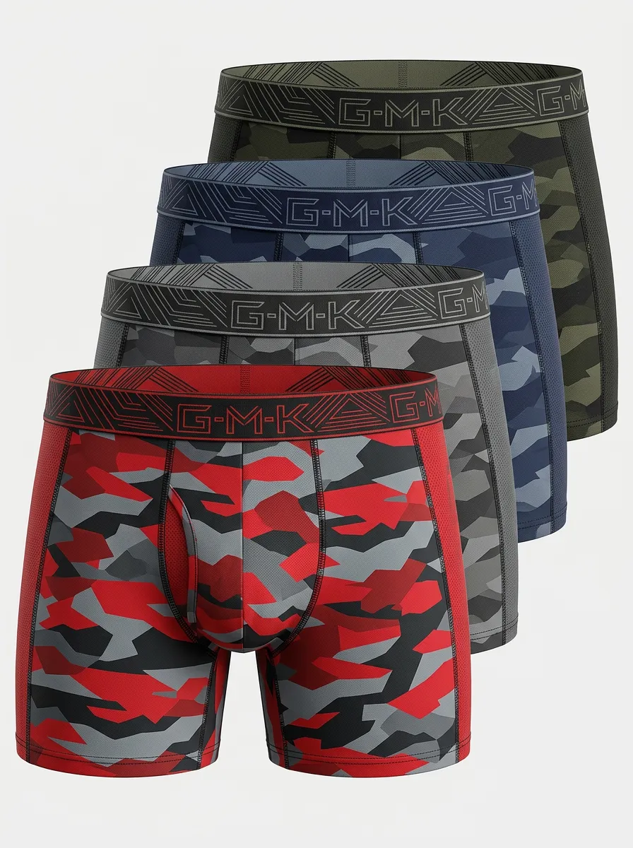 Casual Stretch Four Pack Briefs