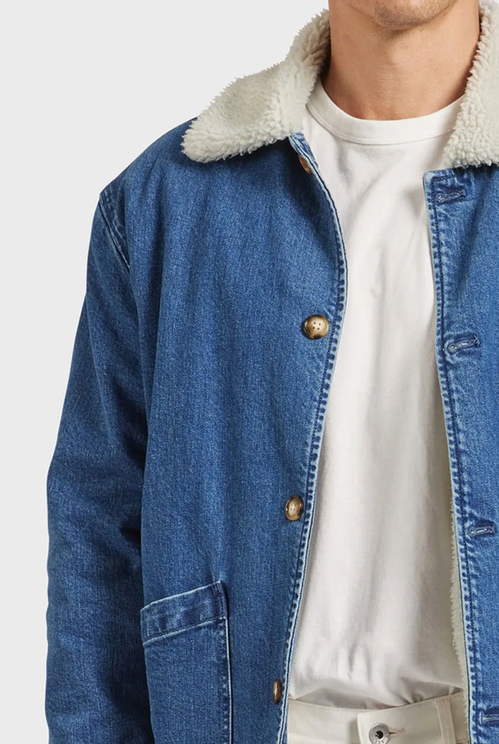 Sherpa Lined Denim Jacket