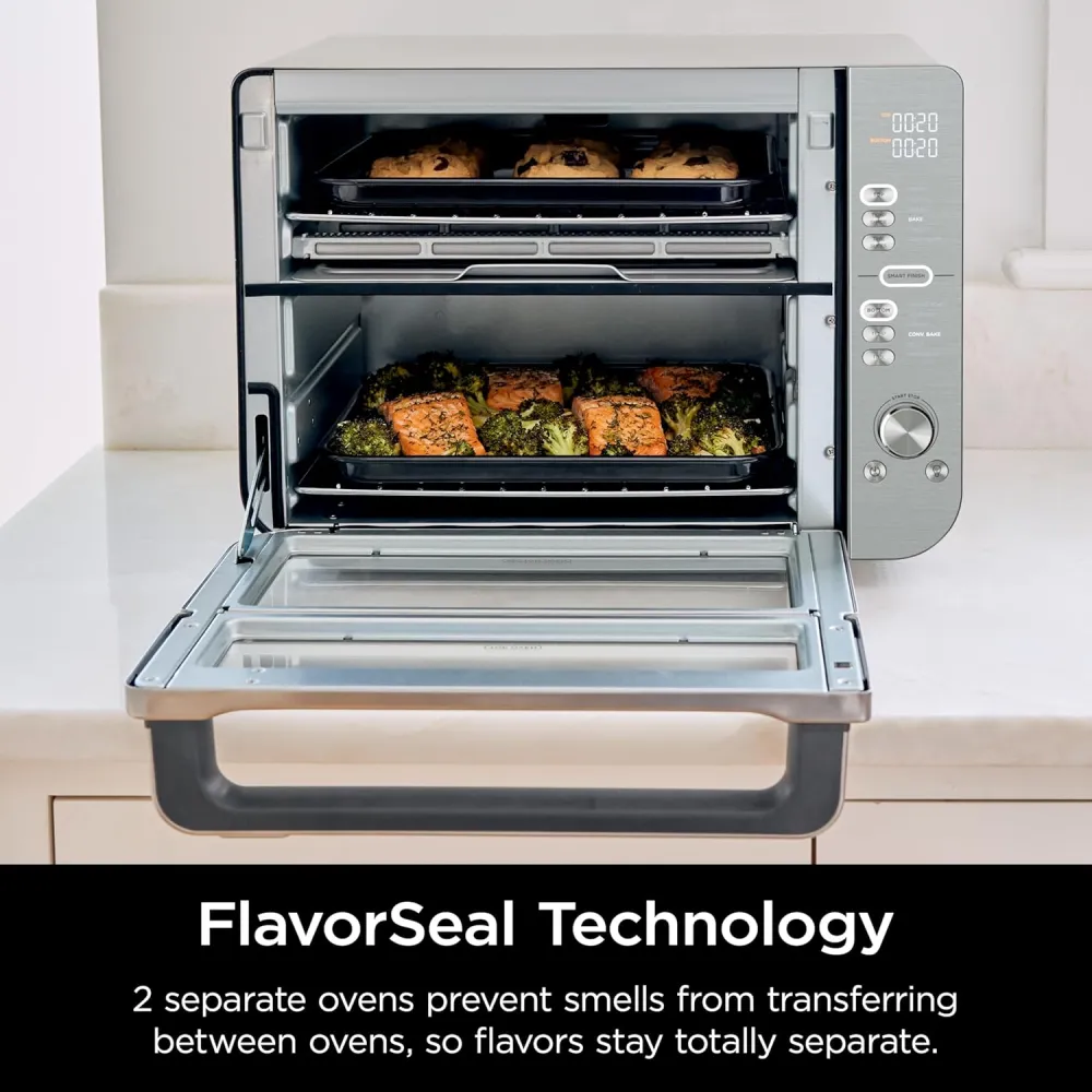 Ninja DCT451 12-in-1 Smart Double Oven with FlexDoor
