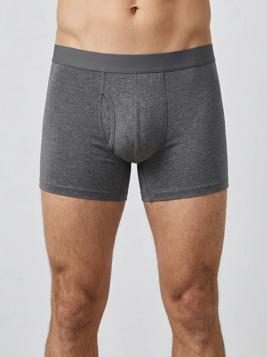 Comfort Boxer-Brief Heathered Men's Three-Pack Boxer Briefs