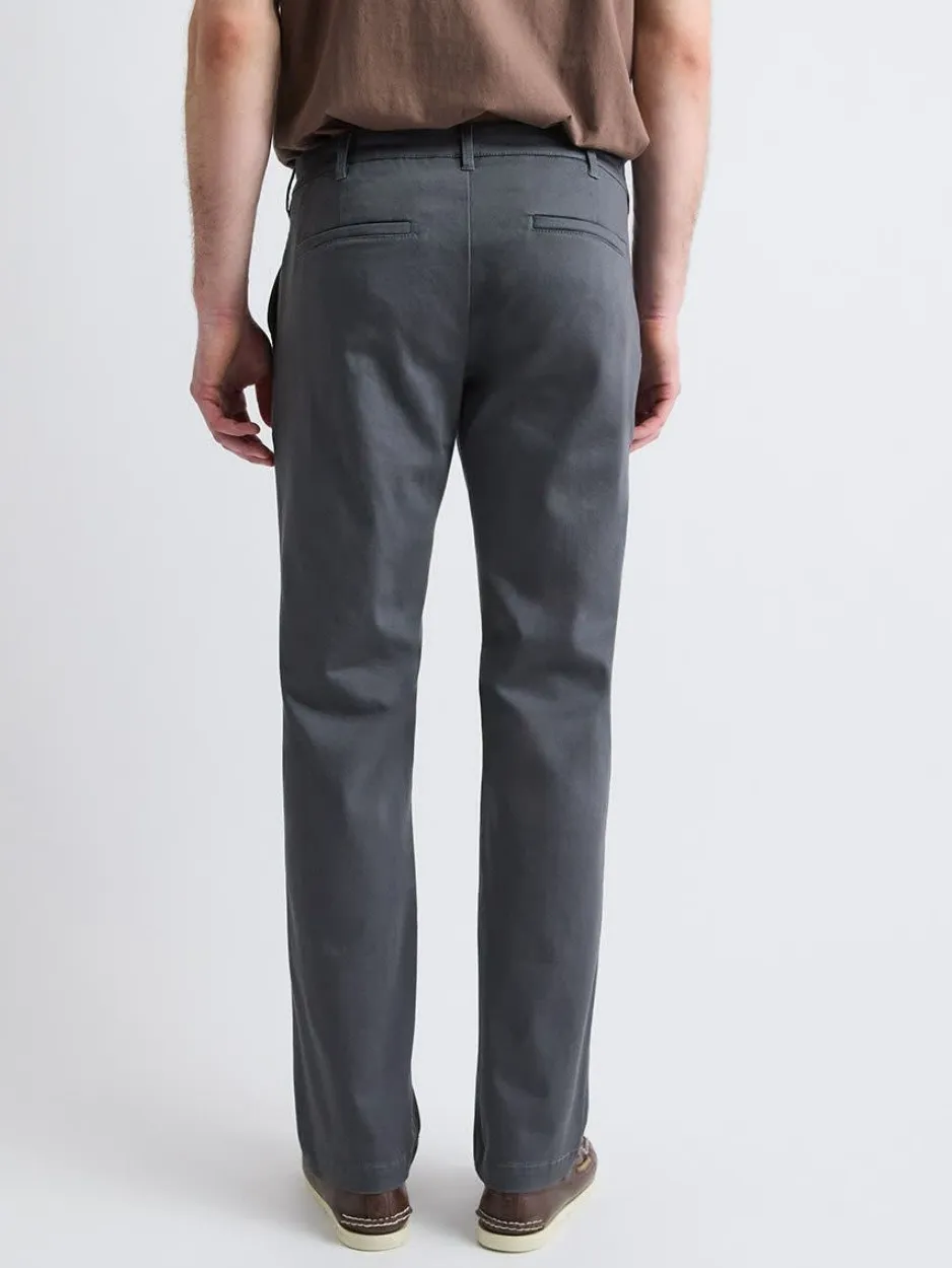 Gray Commuting Style Slim-Fit Super-Stretch Pant
