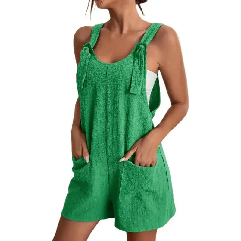 Hooded Sleeveless Beach Romper