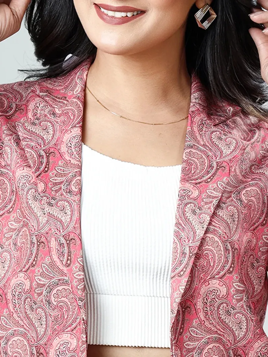 Retro Fashion Art Print Women's Jacket