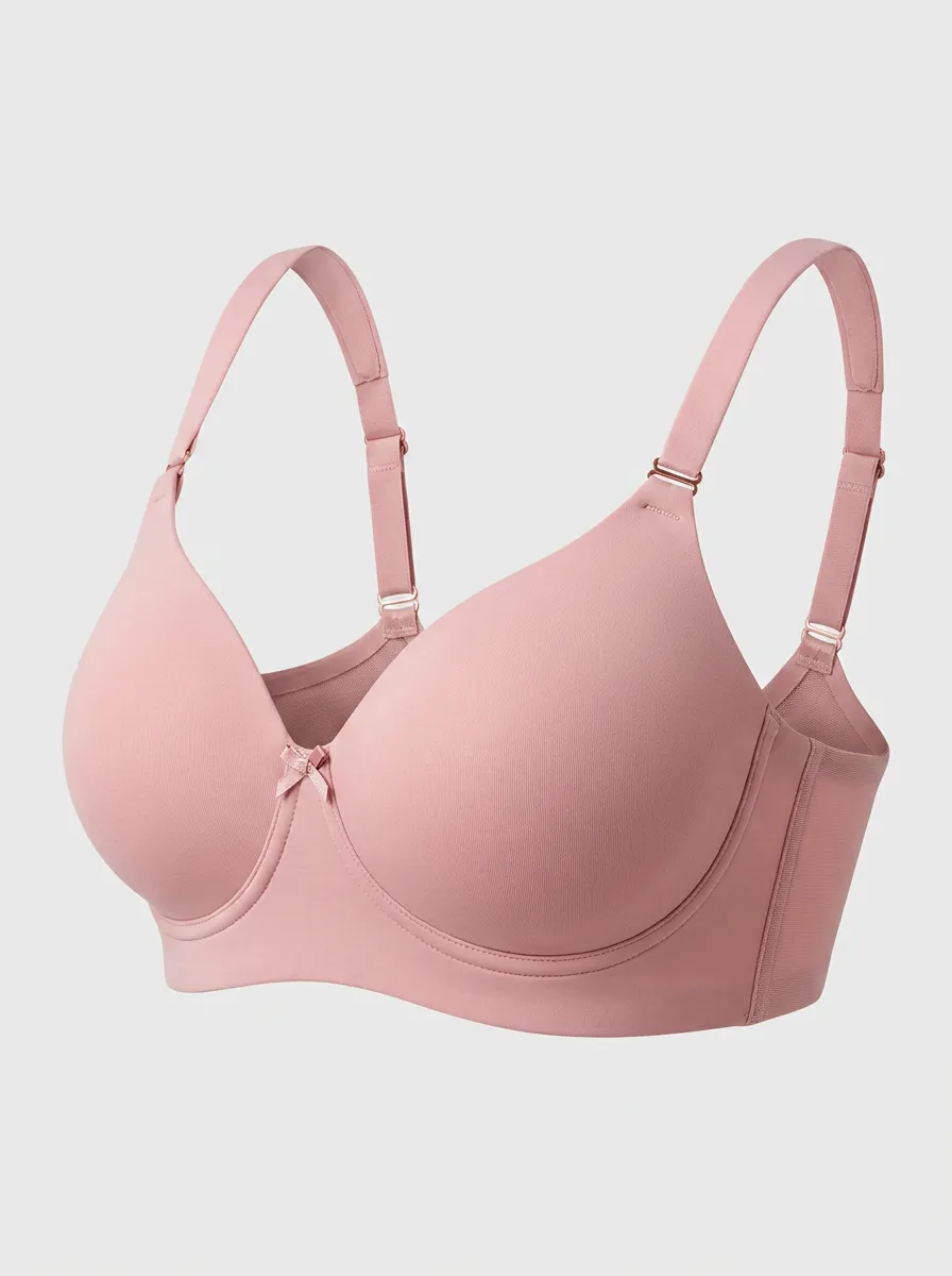 Women's Full-Coverage Underwire Bow-Detail Molded-Cup Bra