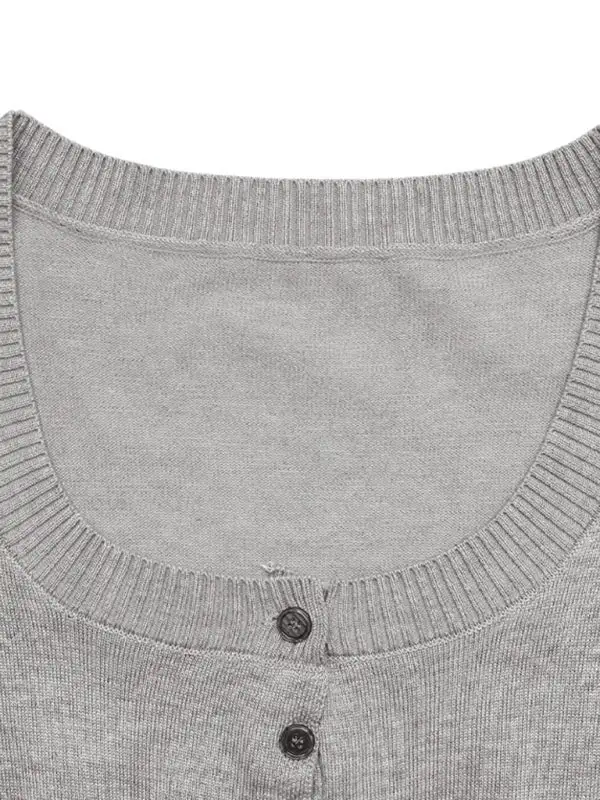 Calm Round Neck Long Sleeve Coordinated Set
