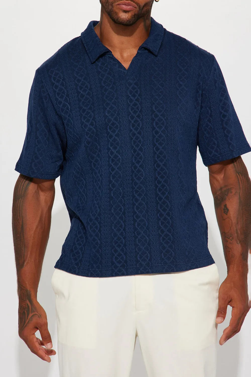 Solid Color Short Sleeve Polo