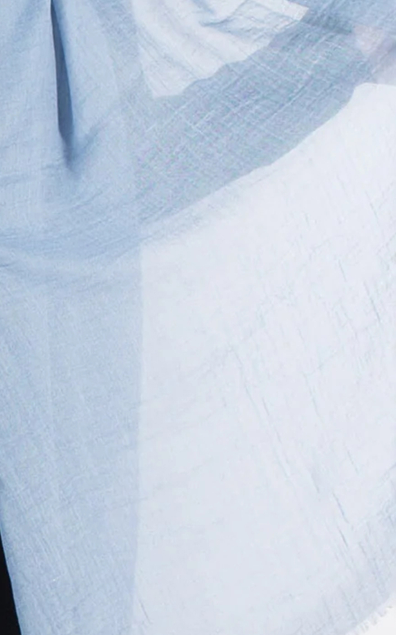 Versatile Exquisite Denim Blue Ladies Scarf