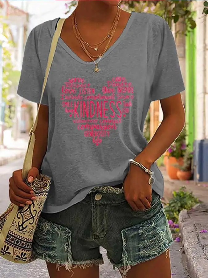 Casual Print T-Shirt
