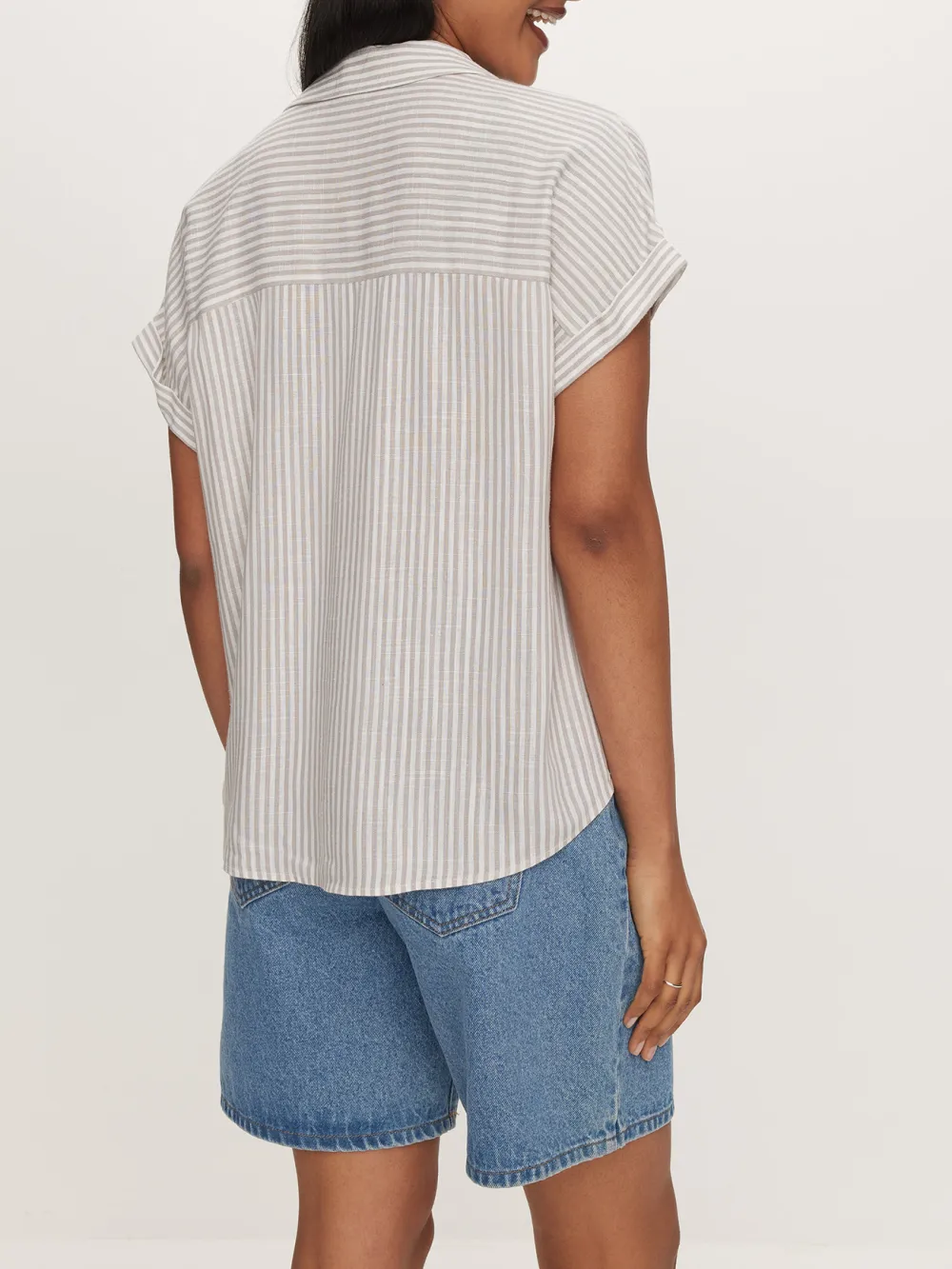 Striped Short Sleeve Shirt