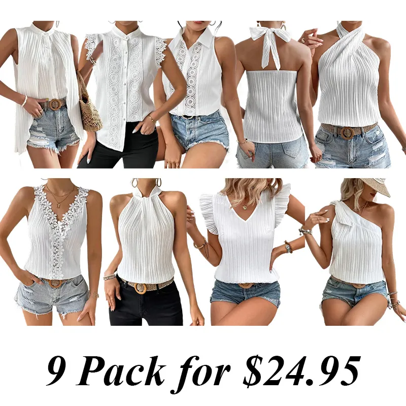 Stylish Lace Sleeveless Top