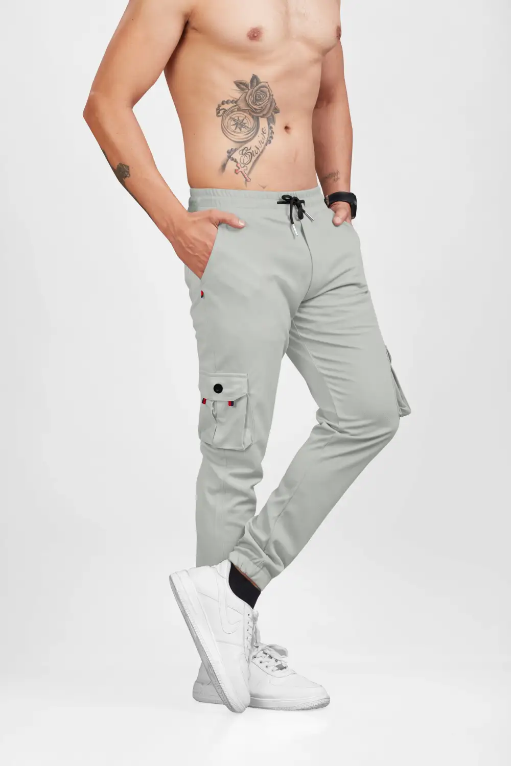 Essential Daily Cotton For Poket Cargo Pants