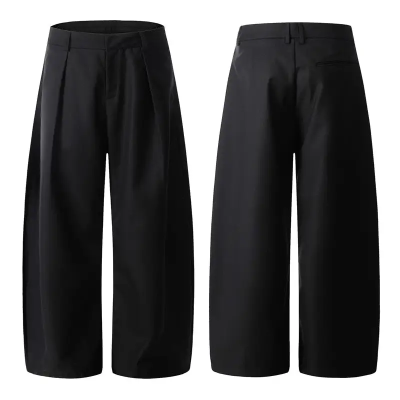 Women's Wide Leg Curved Cut Pants