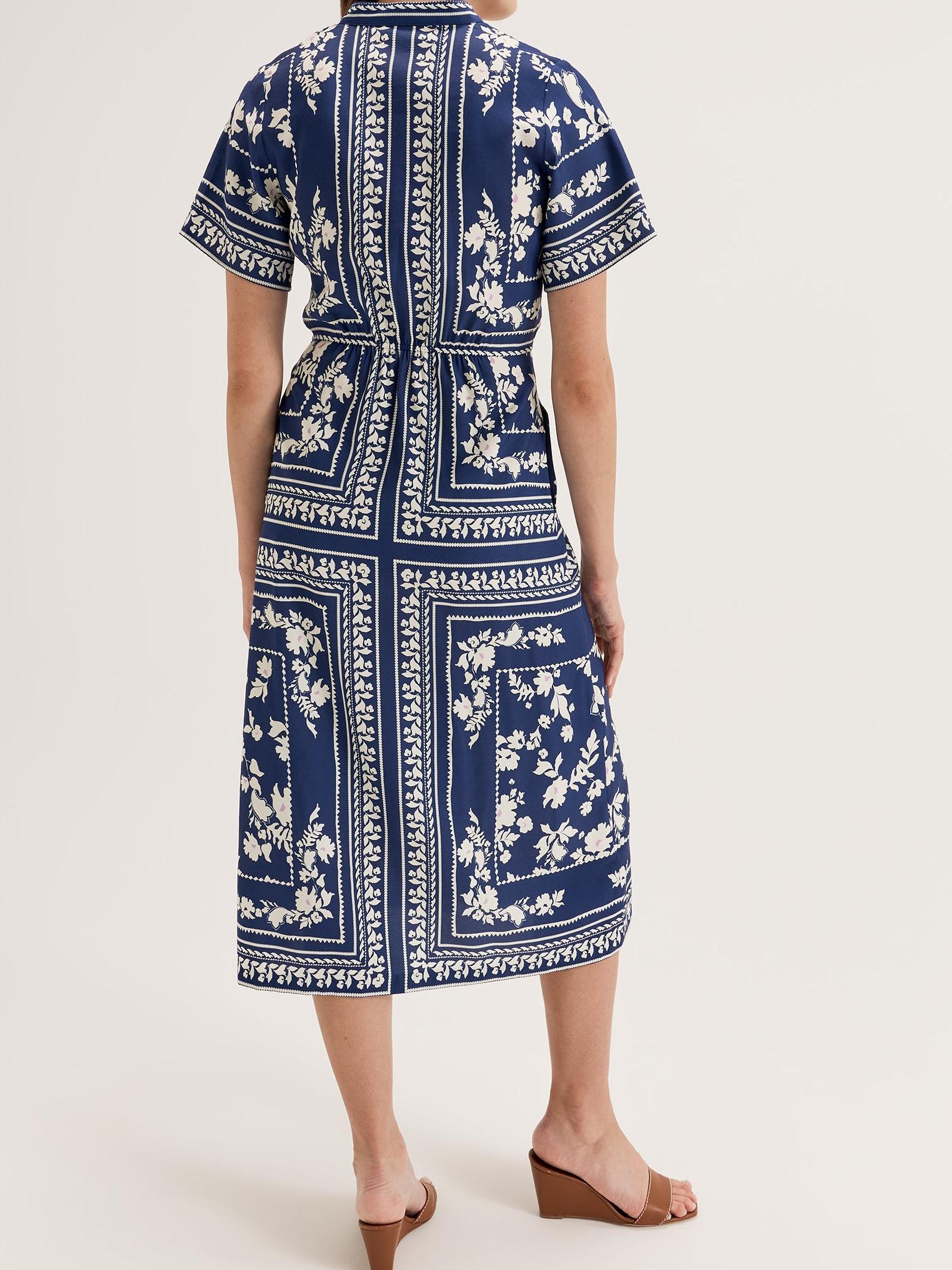 Riviera Scarf Shirtdress