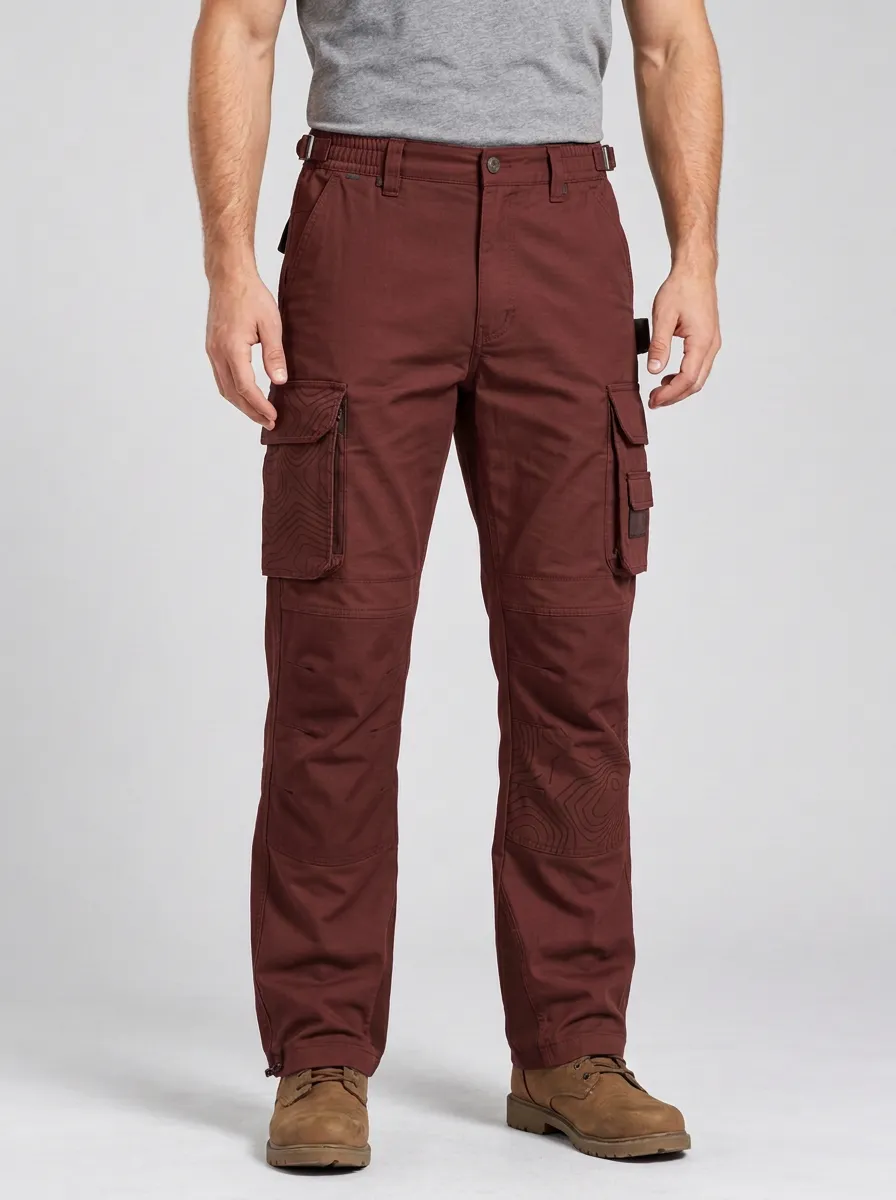 Tactical Outdoor Topographic Map Adventure Cargo Pants