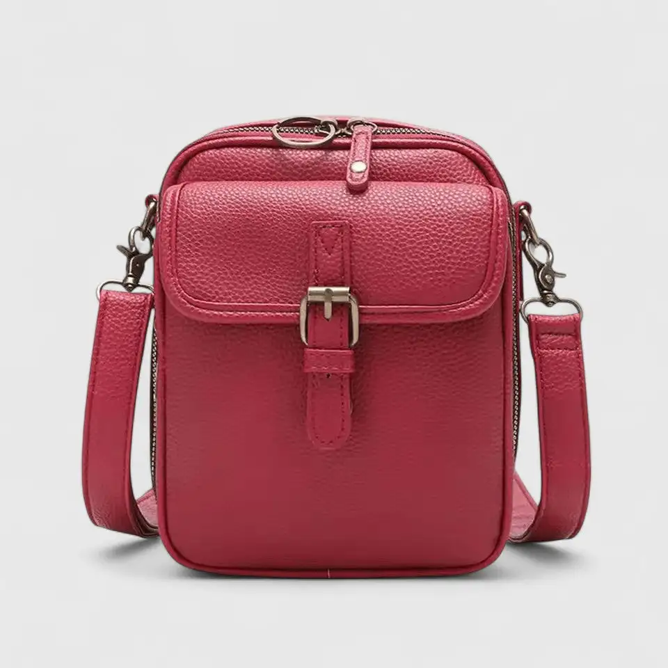 Woven Leather Crossbody Bag