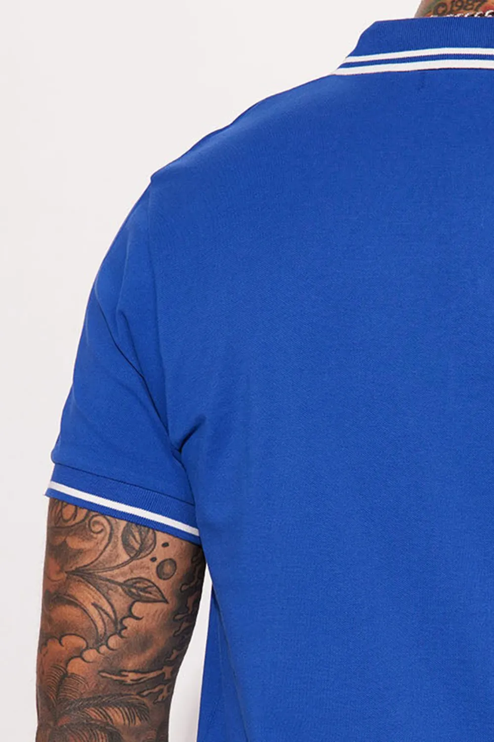 Royal Blue Short Sleeve Polo