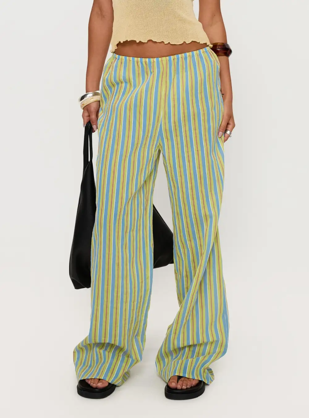 Effortless Limestone Wide Leg Pants