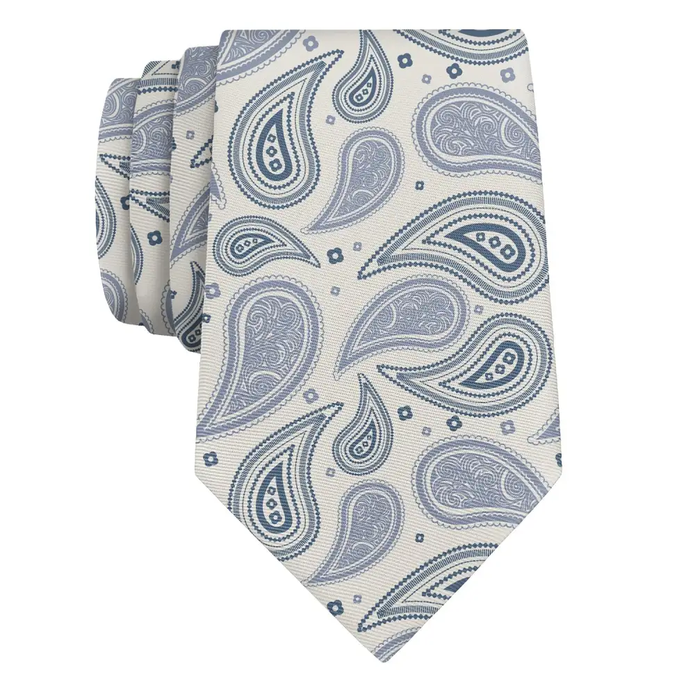 Polished Paisley Pattern Necktie