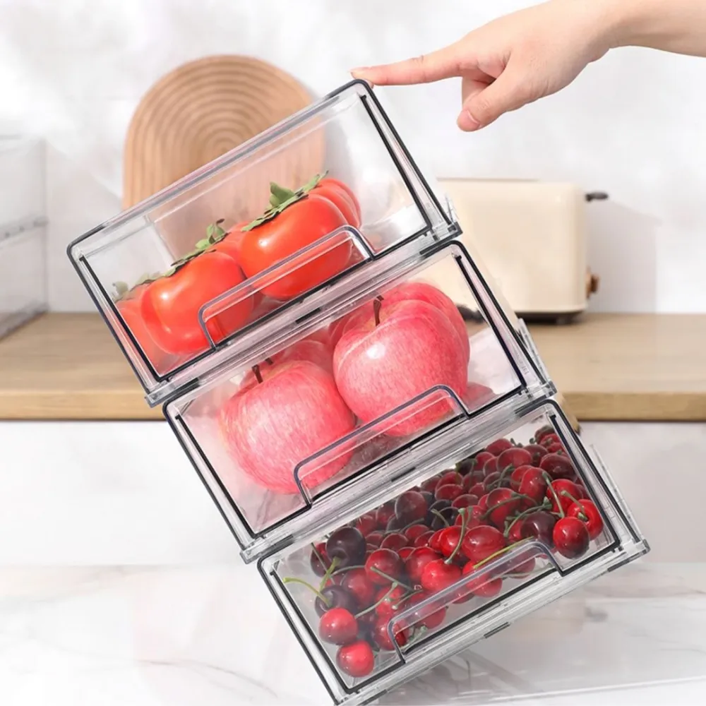 Clear Fridge Storage Container Collection