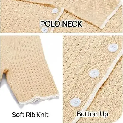 Women's V Neck Ribbed Knit Maxi Dress Button Short Sleeve Slim Fit Bodycon Sweater Dress