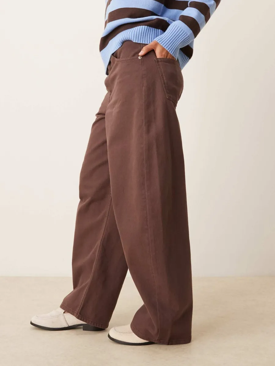 High-Waist Casual Jeans