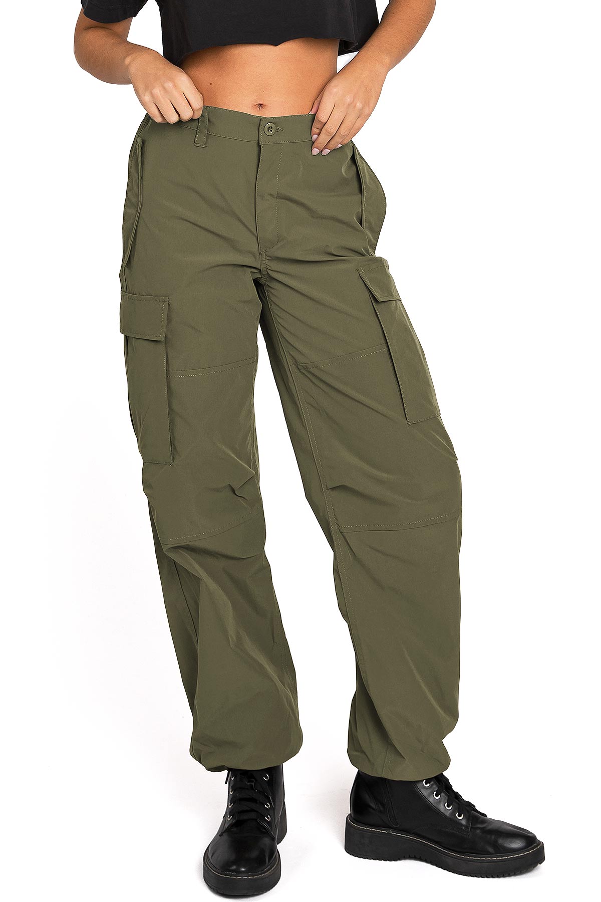 Olive Green Skater - Style Cargo Pants