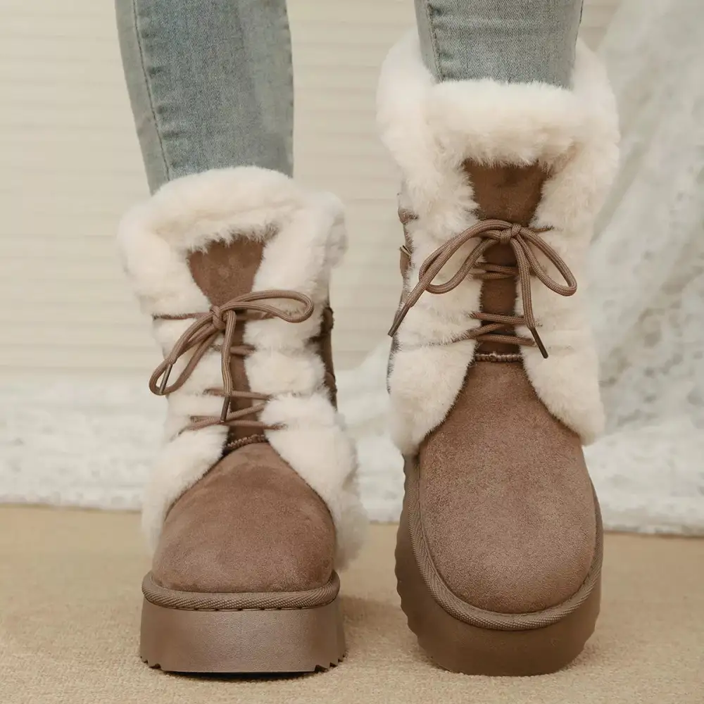 Lace Up Winter Boots