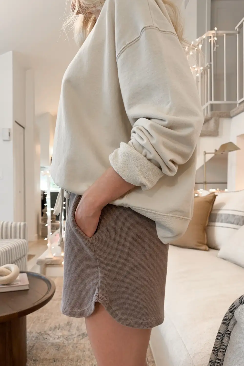Knit Cotton Thermal Shorts