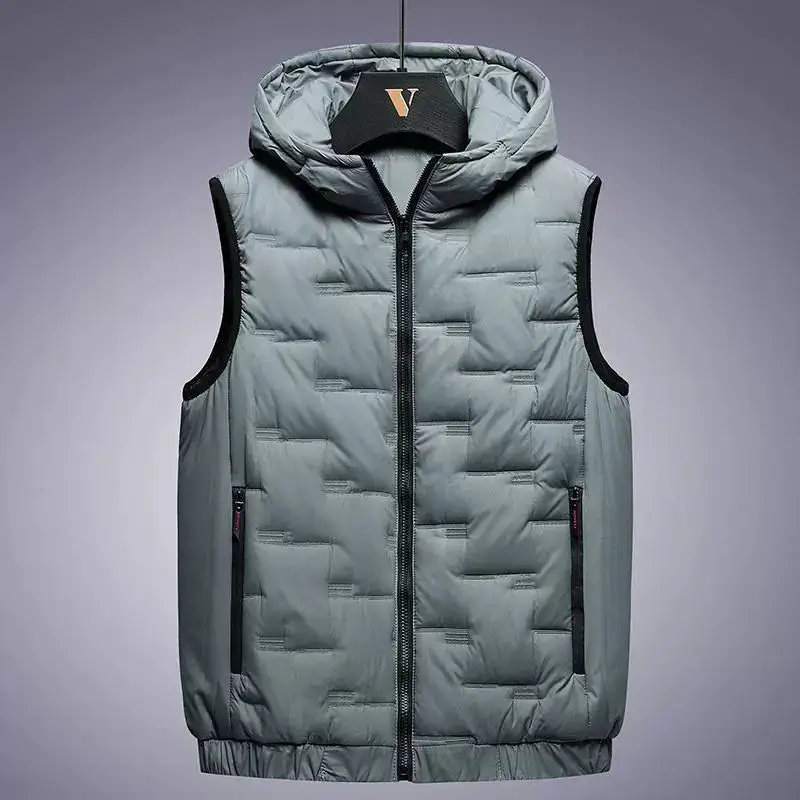 Quilted Hooded Insulated Vest