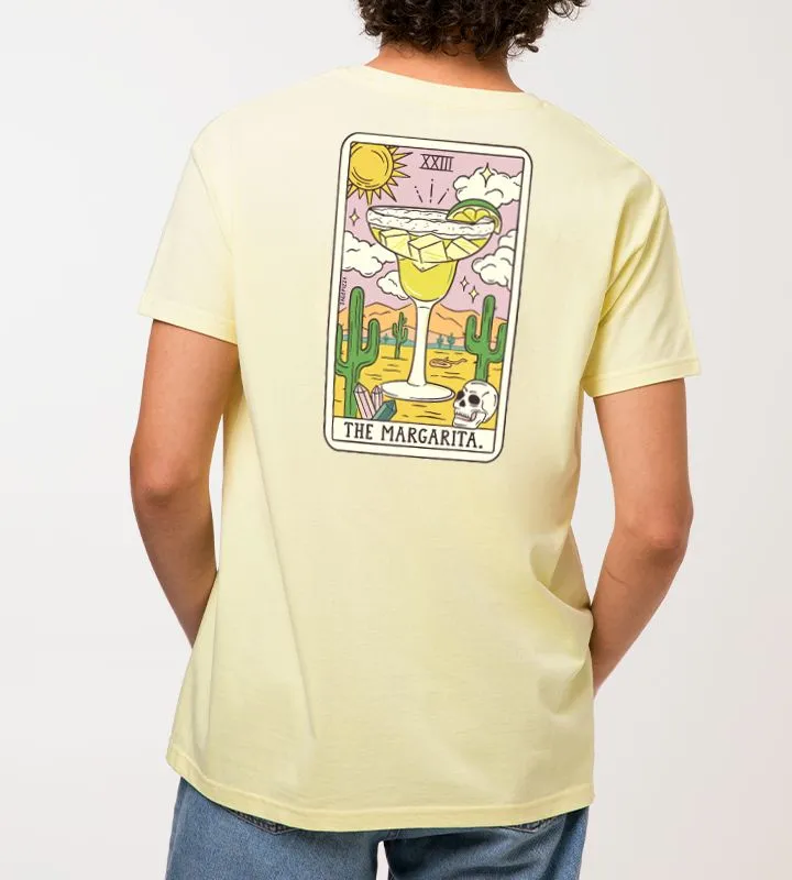 Unisex Art Graphic Yellow Crew Neck T-Shirt