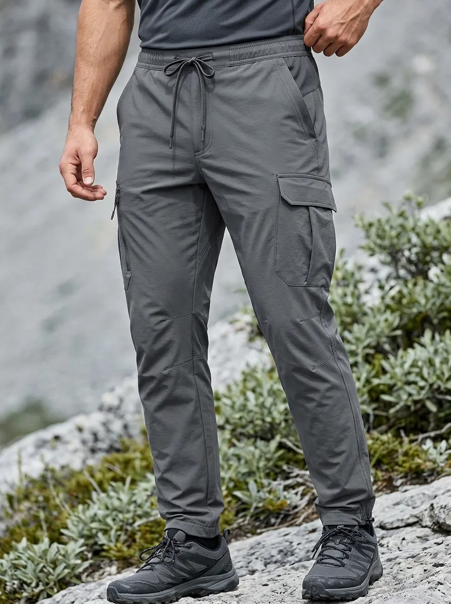 Men's Outdoor Hiking Tactical Multi-Pocket Cargo Pants