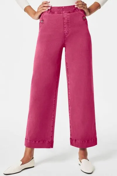 High Waist Pocket Denim Jeans