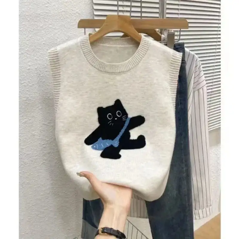 Cute Aesthetic Cat Knit