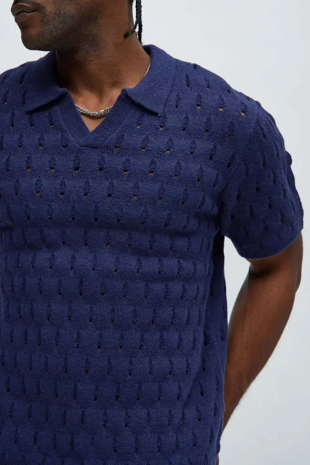 Hollow Textured Polo