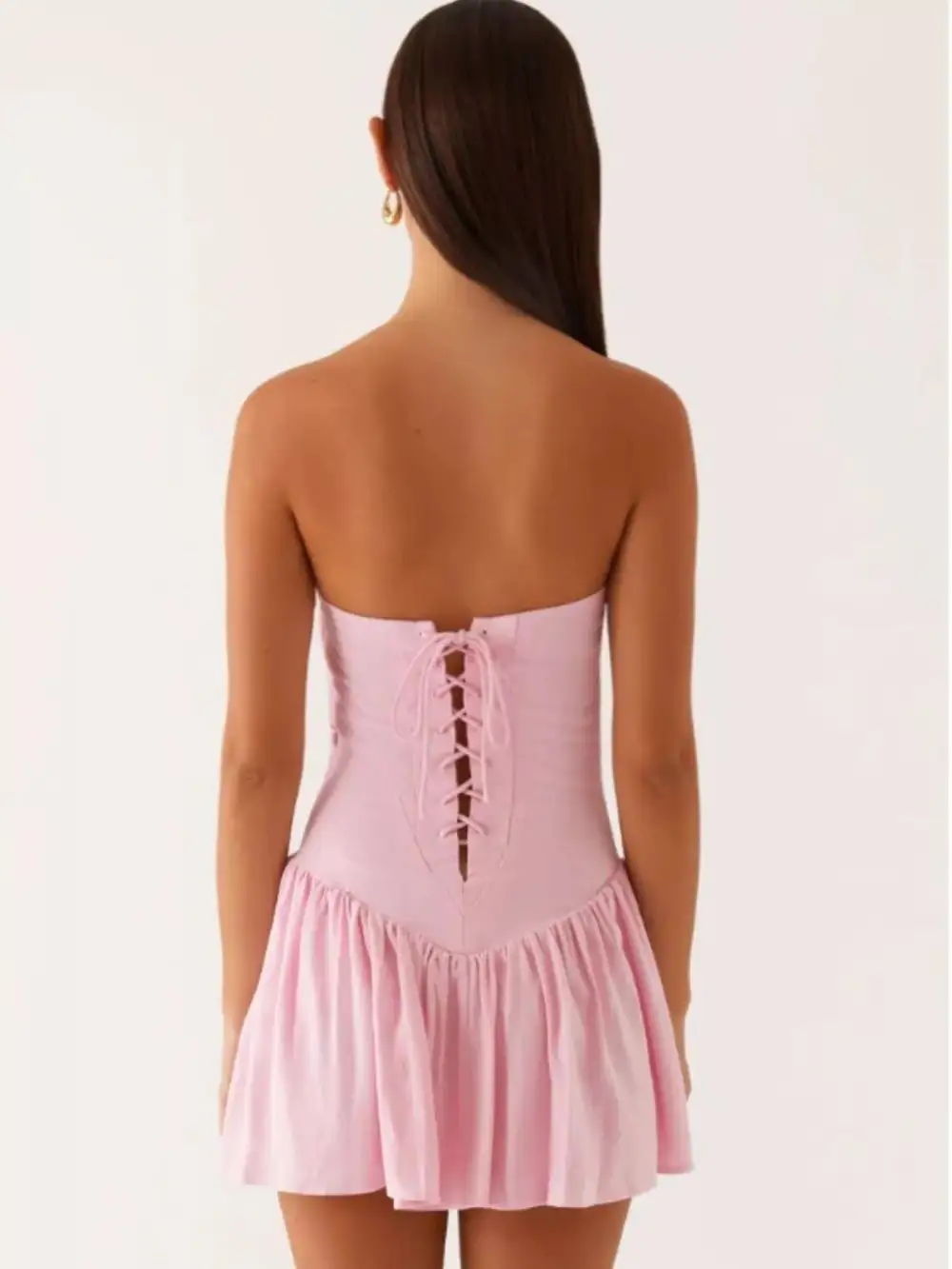 Tube Lace Casual Dress