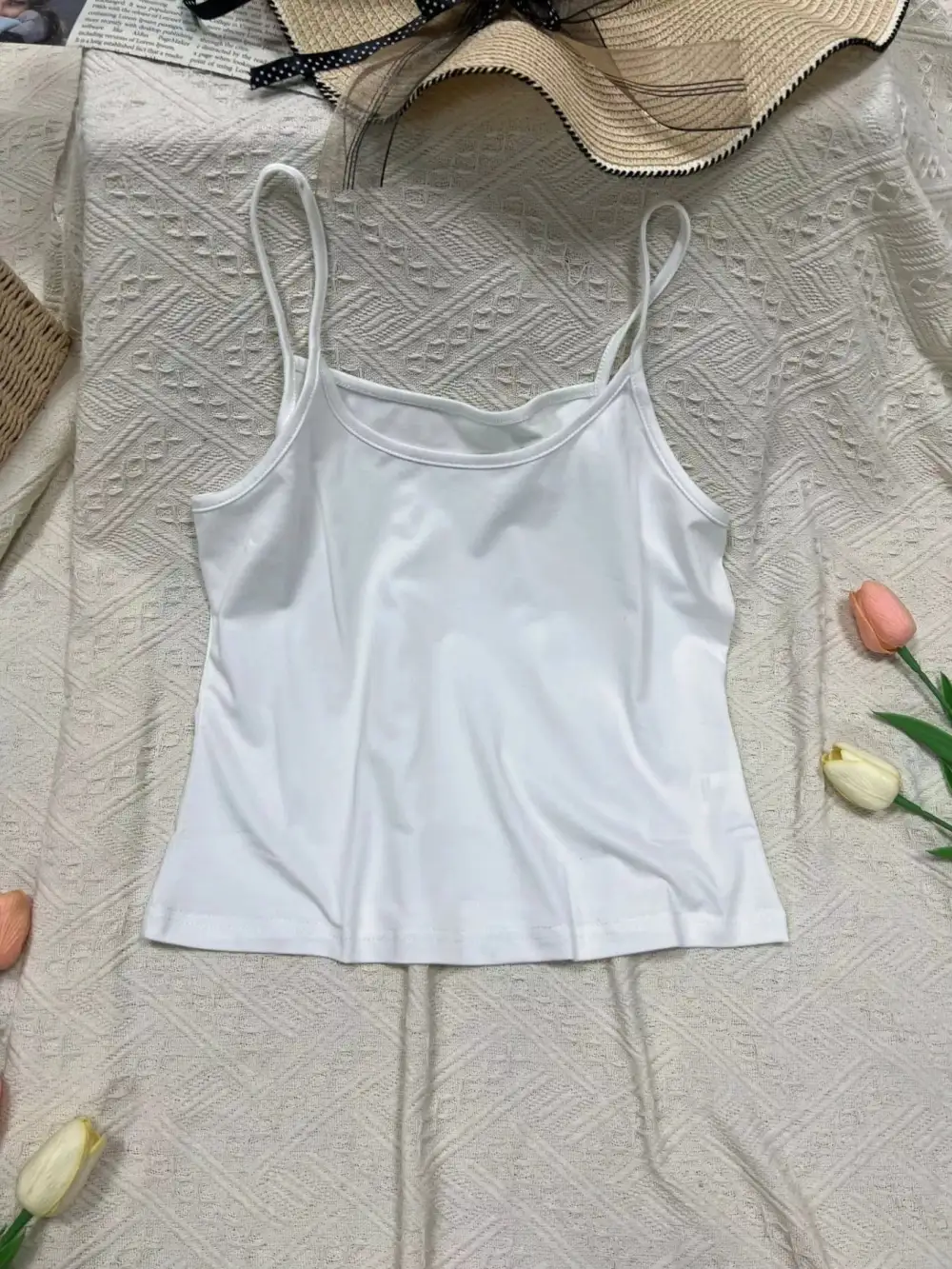 Solid Color Scoop Neck