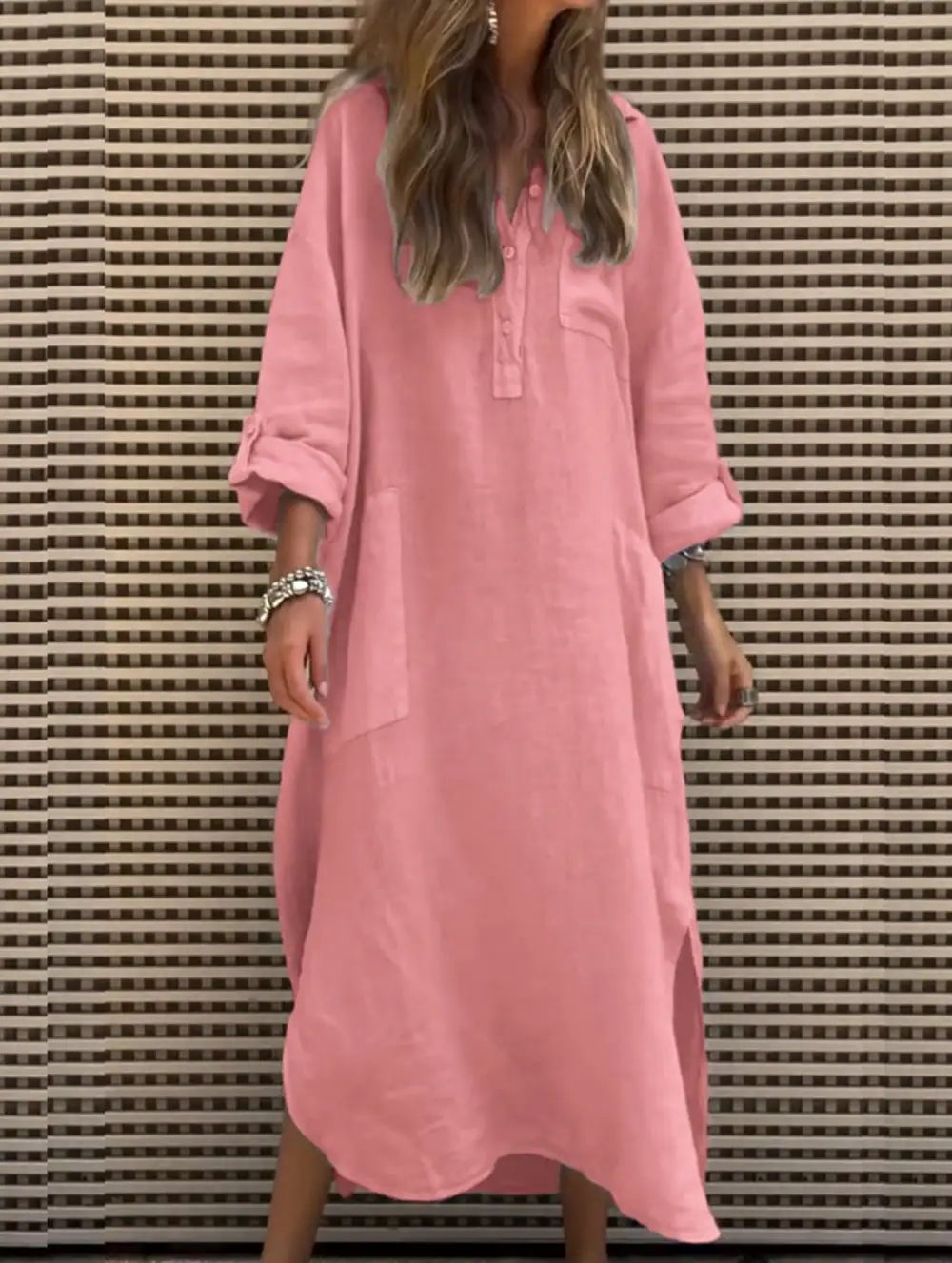 Relaxed Fit Simple Irregular Dress