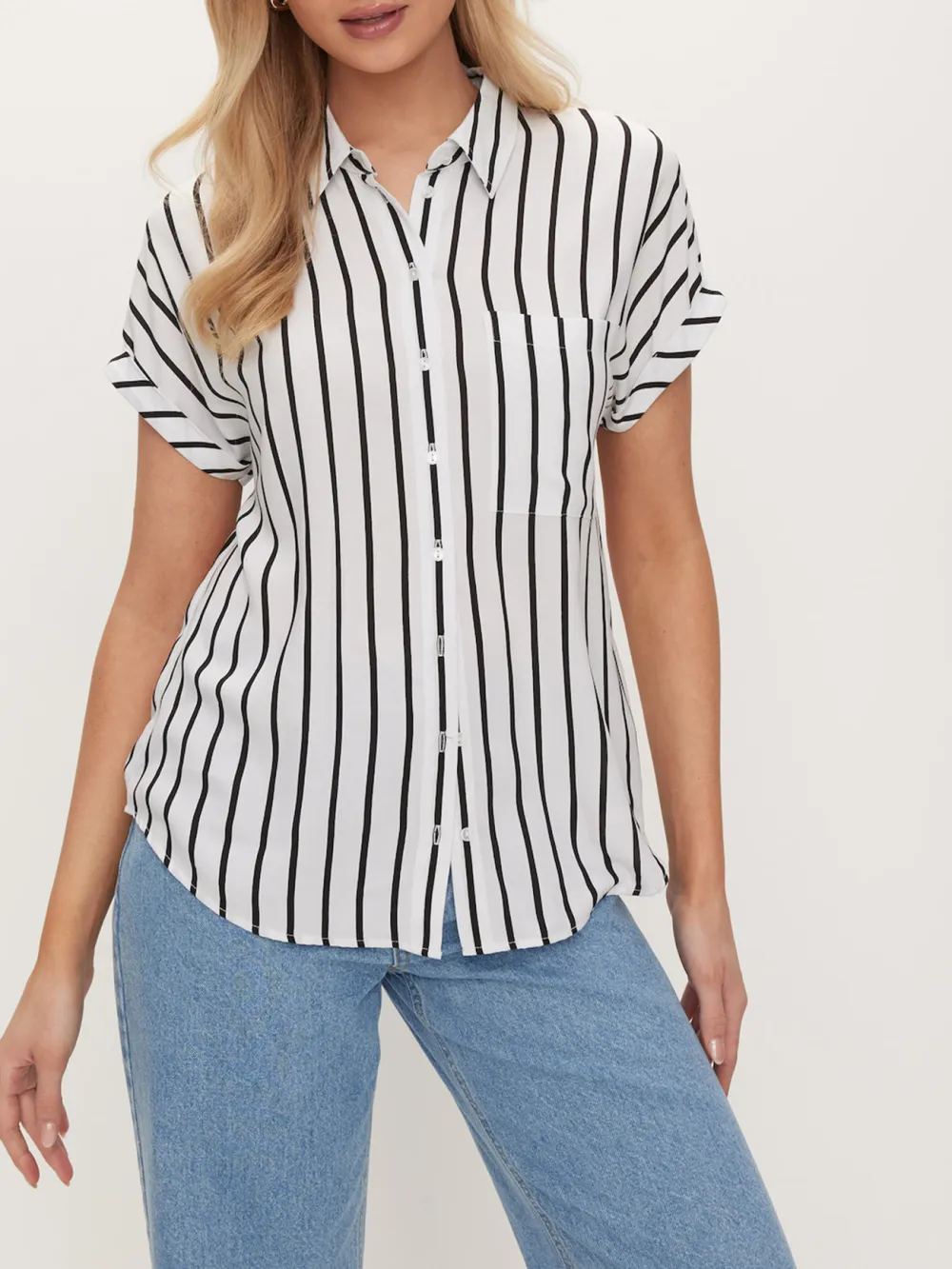 Striped Utility Shirt