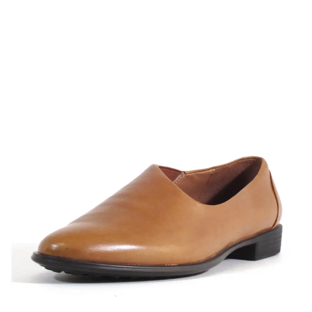 Sleek Leather Flat Loafers