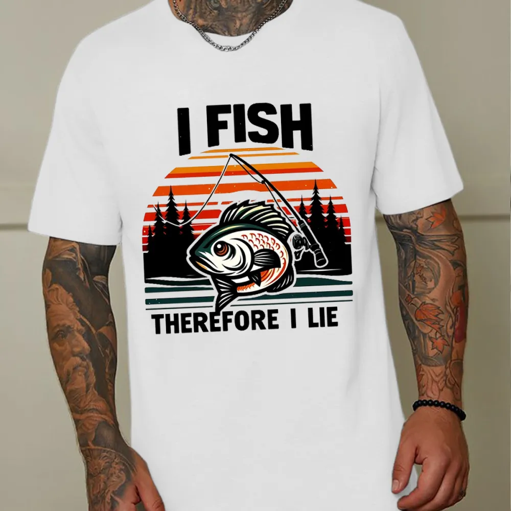 Fishing & Lying Graphic T-Shirts