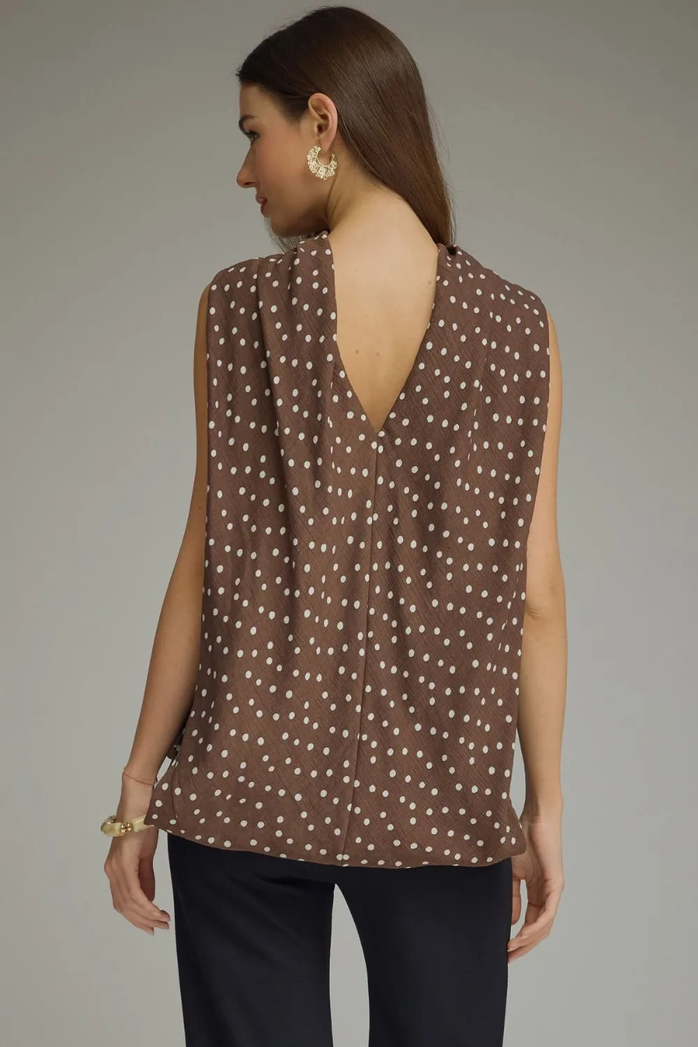 Polka Dot Cape Layer Top