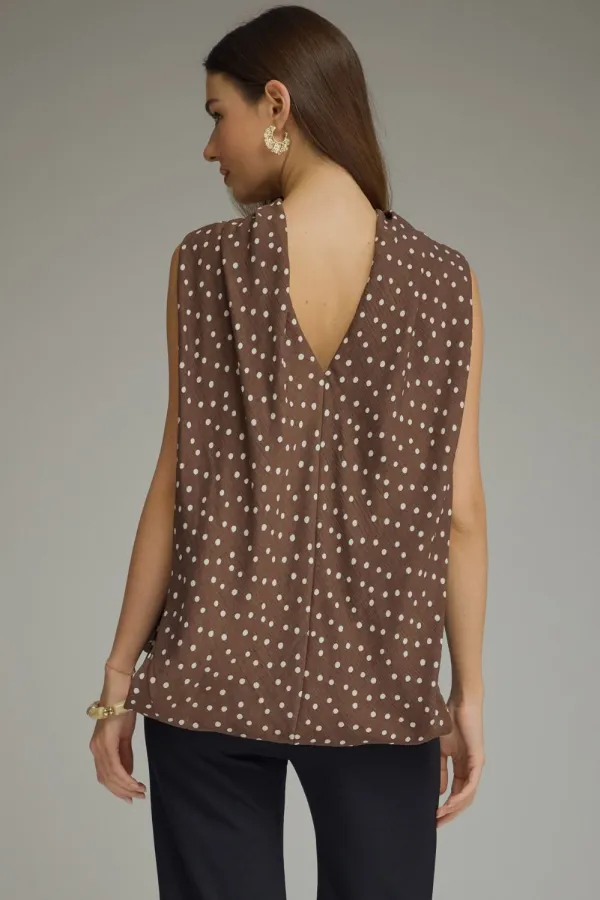 Polka Dot Cape Layer Top
