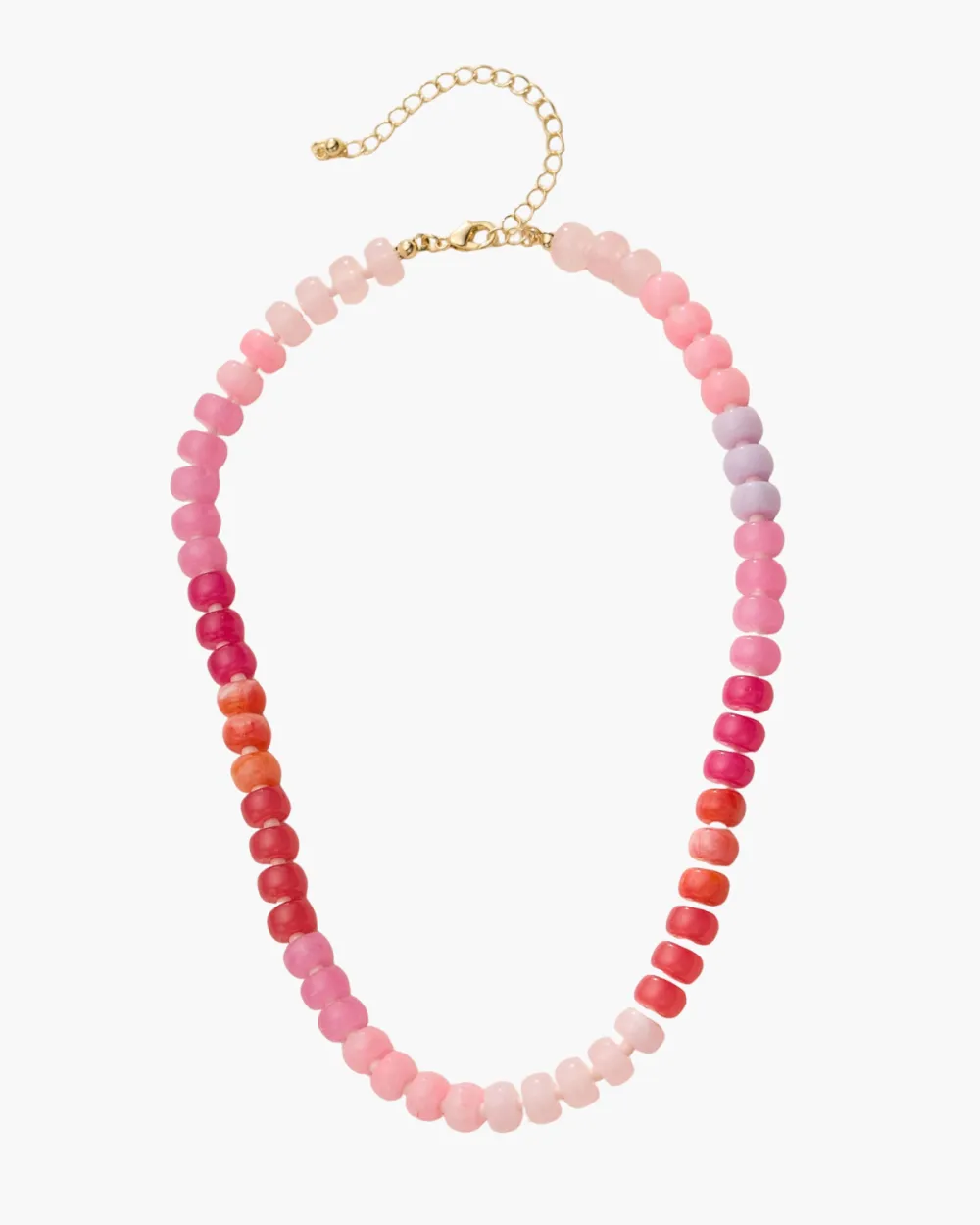 Gradient Disc Beaded Necklace
