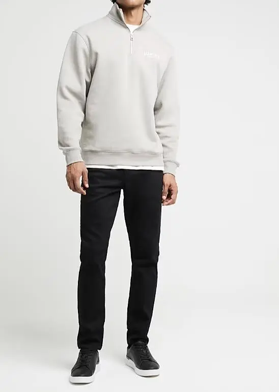 Men's Black Skinny Fashion Jeans