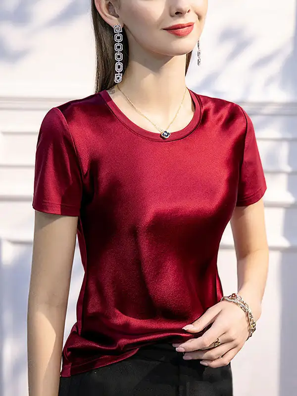 Short Sleeve Round Neck Everyday T-Shirt