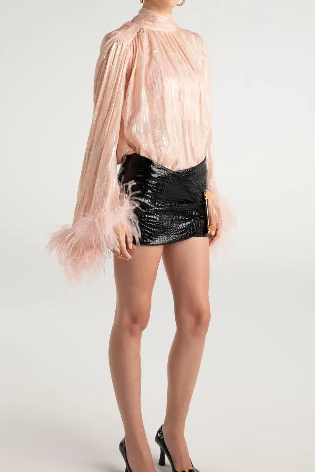 Leather Mini Skirt