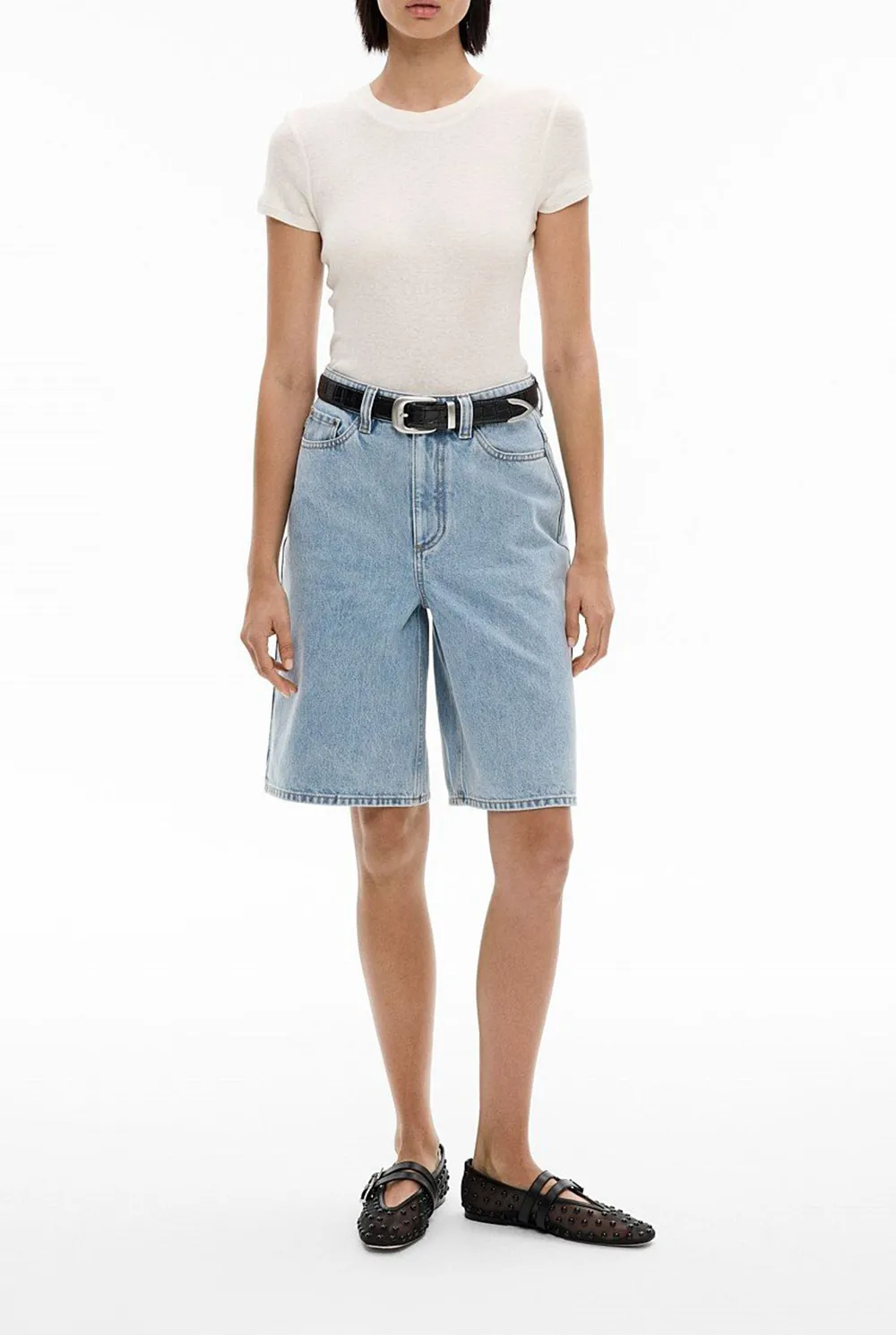 Knitted Rib T-Shirt