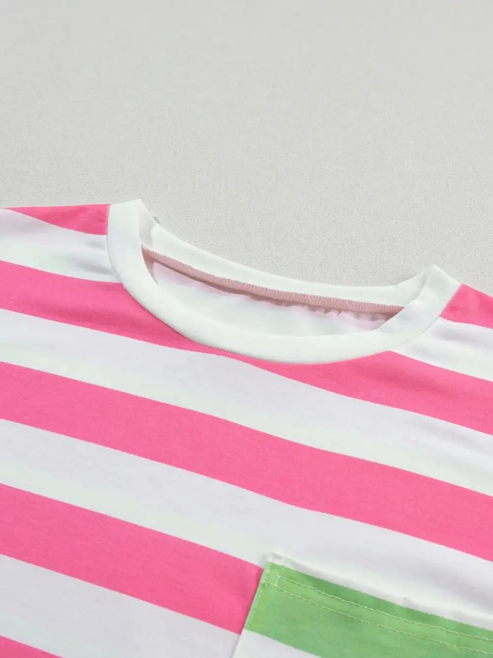 Relaxed Short-Sleeve Striped T-Shirt
