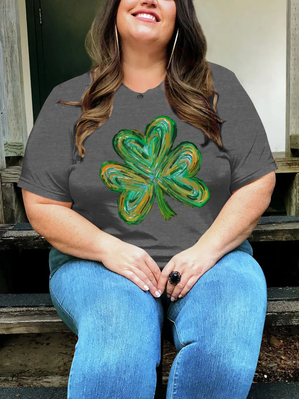 Clover Print T-shirt