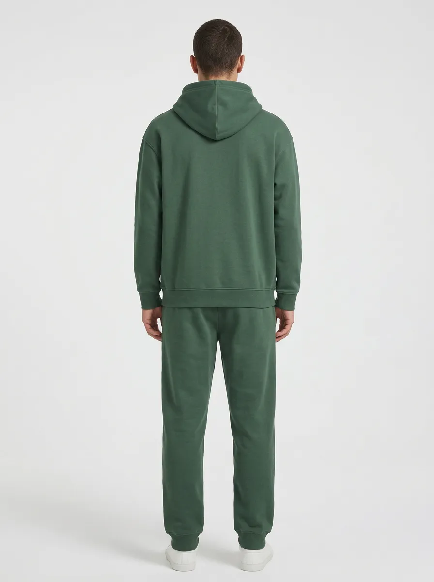 Men's Mountain Line Embroidered Hoodie & Tapered Jogger Set